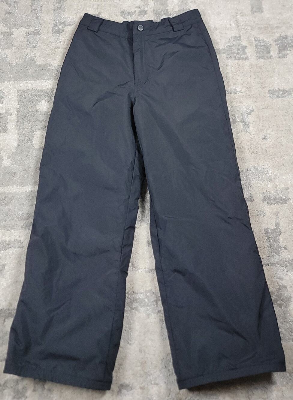 Obermeyer Teen/JR Black Elastic WaistSnowboard Ski Insulated Pants Sz 8 27-28x29